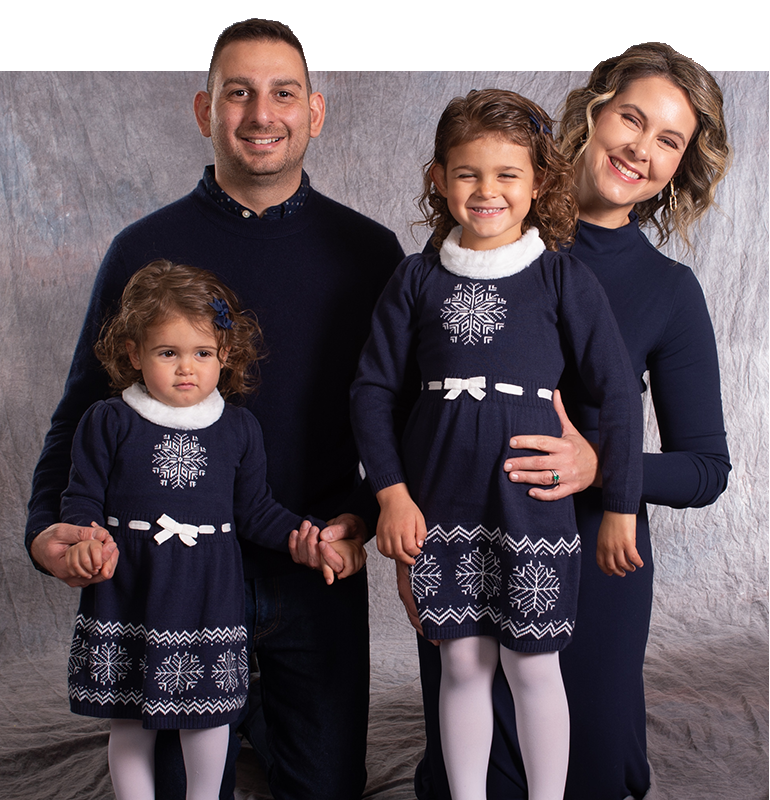 Elias and Priscilla Tannous and their two daughters