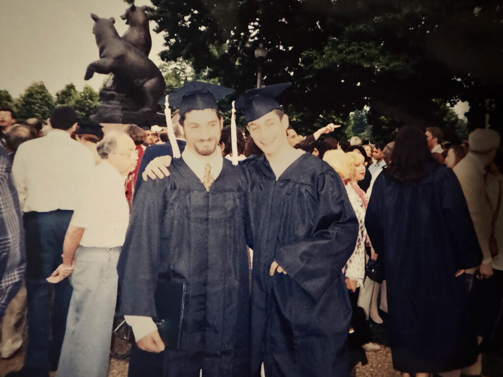 Jonathan Polonsky, AB ’98, and his brother