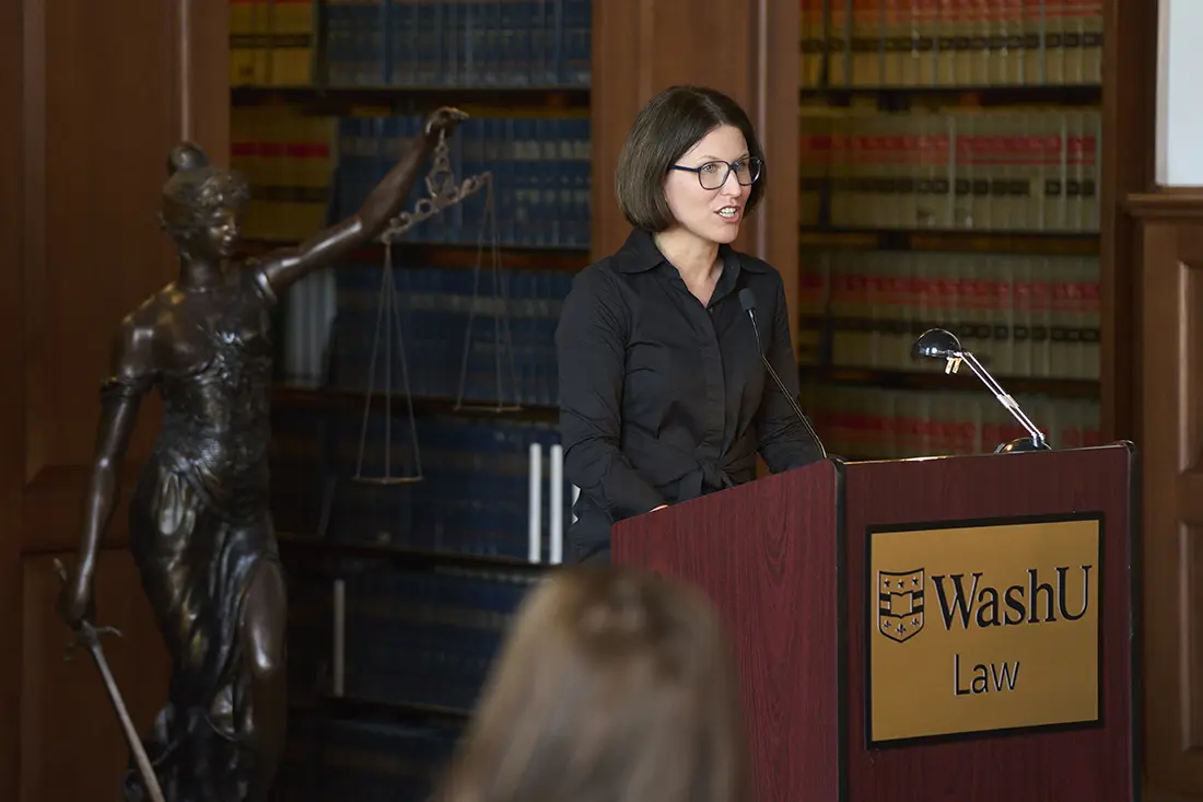 WashU Law professor.